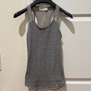 Abercrombie & Fitch Gray Racerback Tank